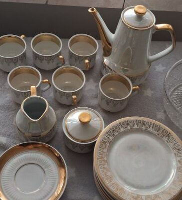 PORCELANA kryształy PRL PORCELANA kryształy PRL