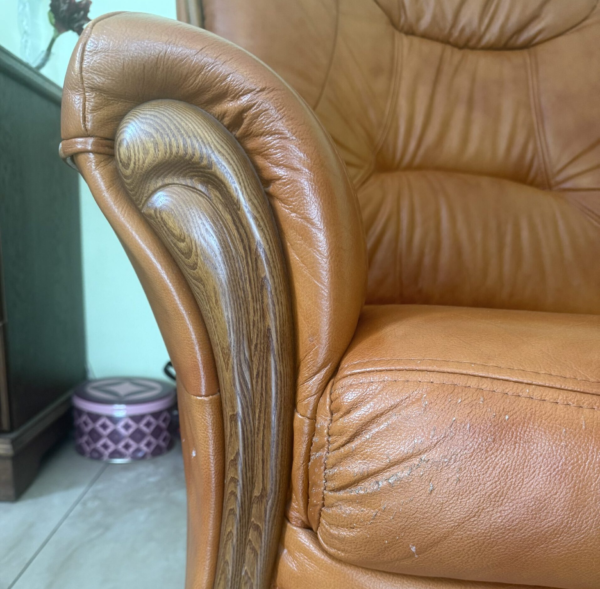Skórzana sofa rozkladana Skórzana sofa rozkladana