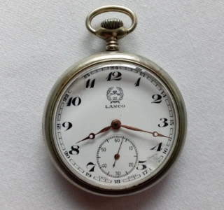 SREBRNY zegarek LANCO